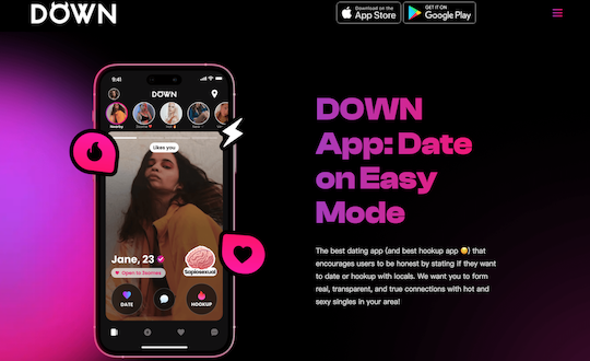 down dating app